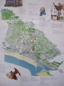 information map of kirkcaldy town centre